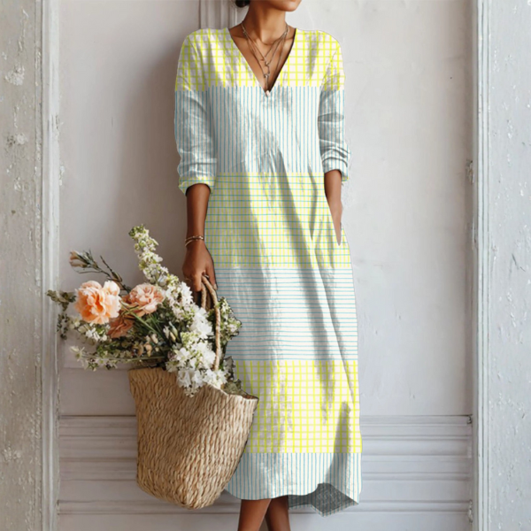 Olivia™ - Abito in lino Crujiente