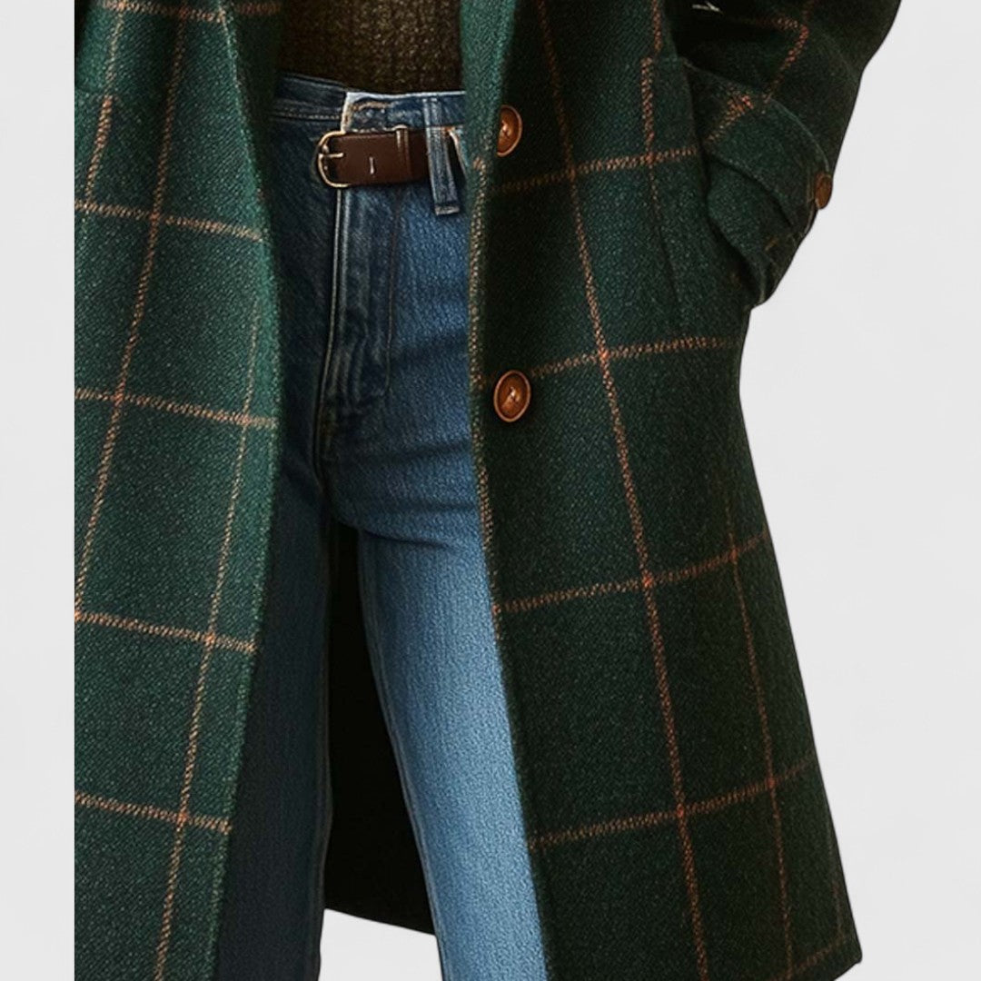 Fiona – Cappotto classico a quadri