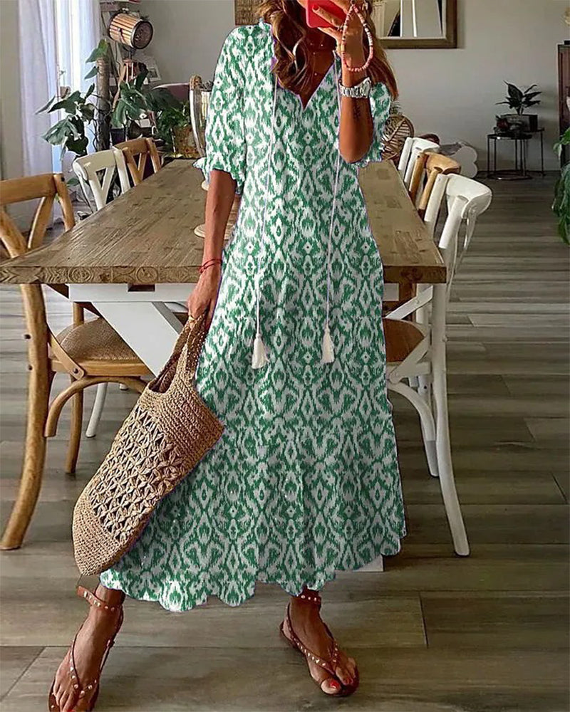 Serenidad - Abito di Spiaggia Boho Casual