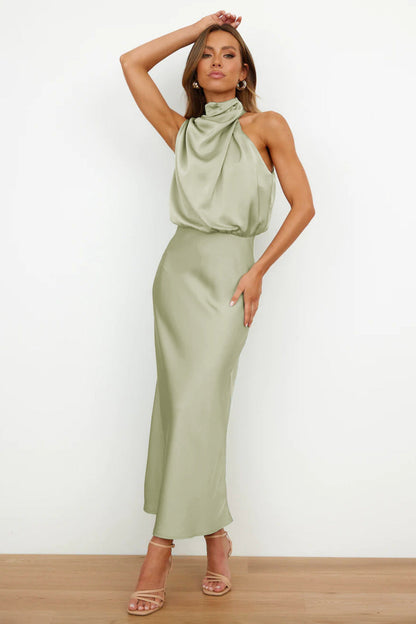 Katherine | Abito in satin Elegante