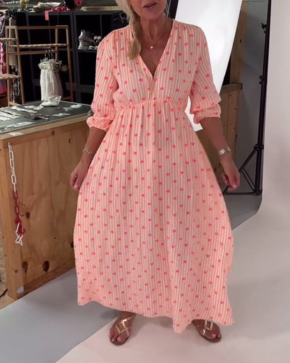 SOPHIA – ABITO MAXI CUORE DOLCE