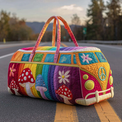 Luna – Borsa da Viaggio Trapuntata con Design Artigianale