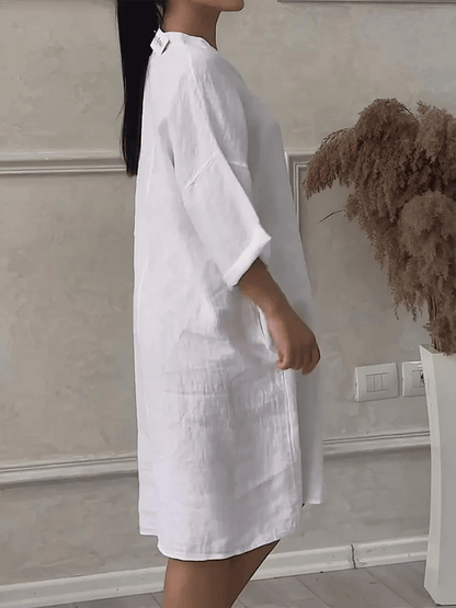 Aeris™ - Abito V-Collo Naturale