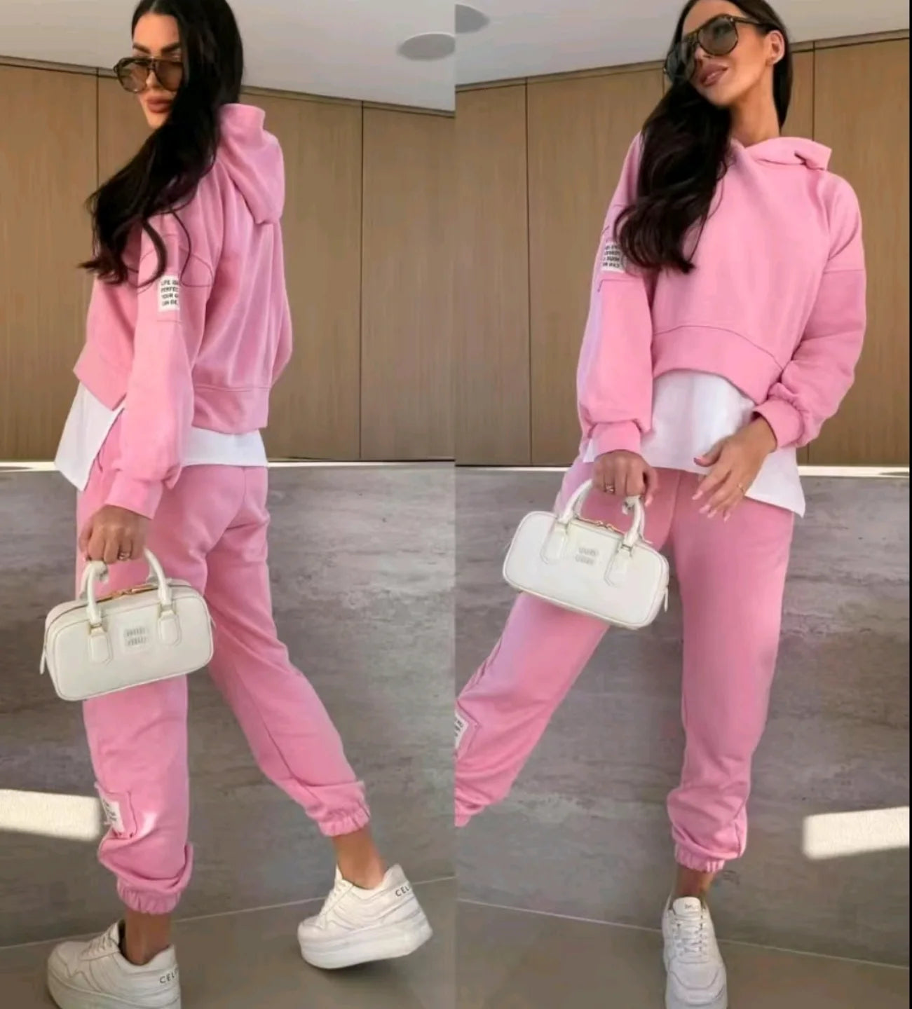 THALIRYN – SET DI FELPA CON CAPUCHA CASUAL