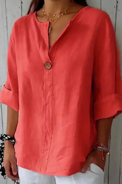 Natasha | Top di Lino Casual