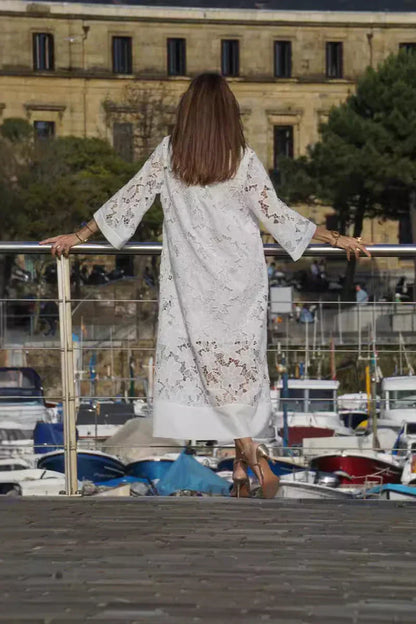 ALINA – ABITO BIANCO DI ENCAGE ELEGANTE