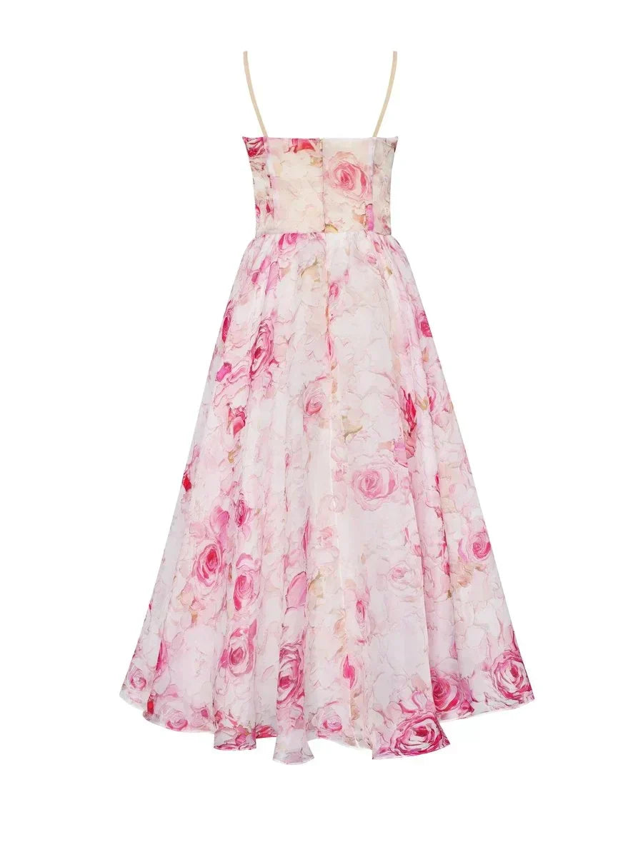 Emilia | Abito Elegante Senza maniche Stampato