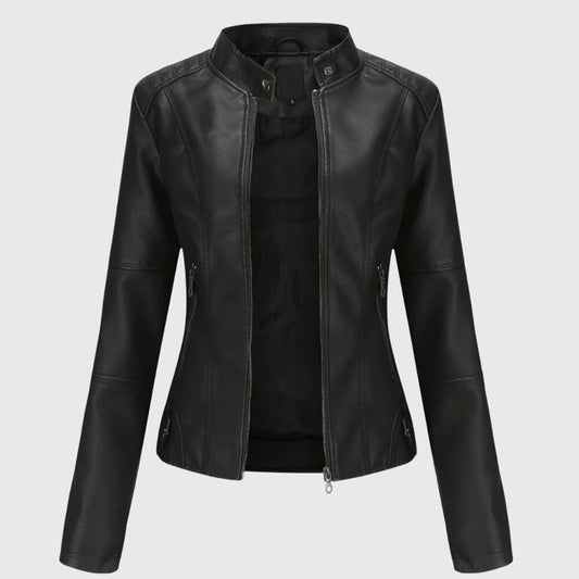 Giorgina™ - Giacca in pelle elegante da donna