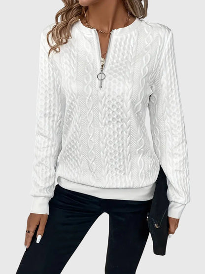 Nora™ | Maglione con zip
