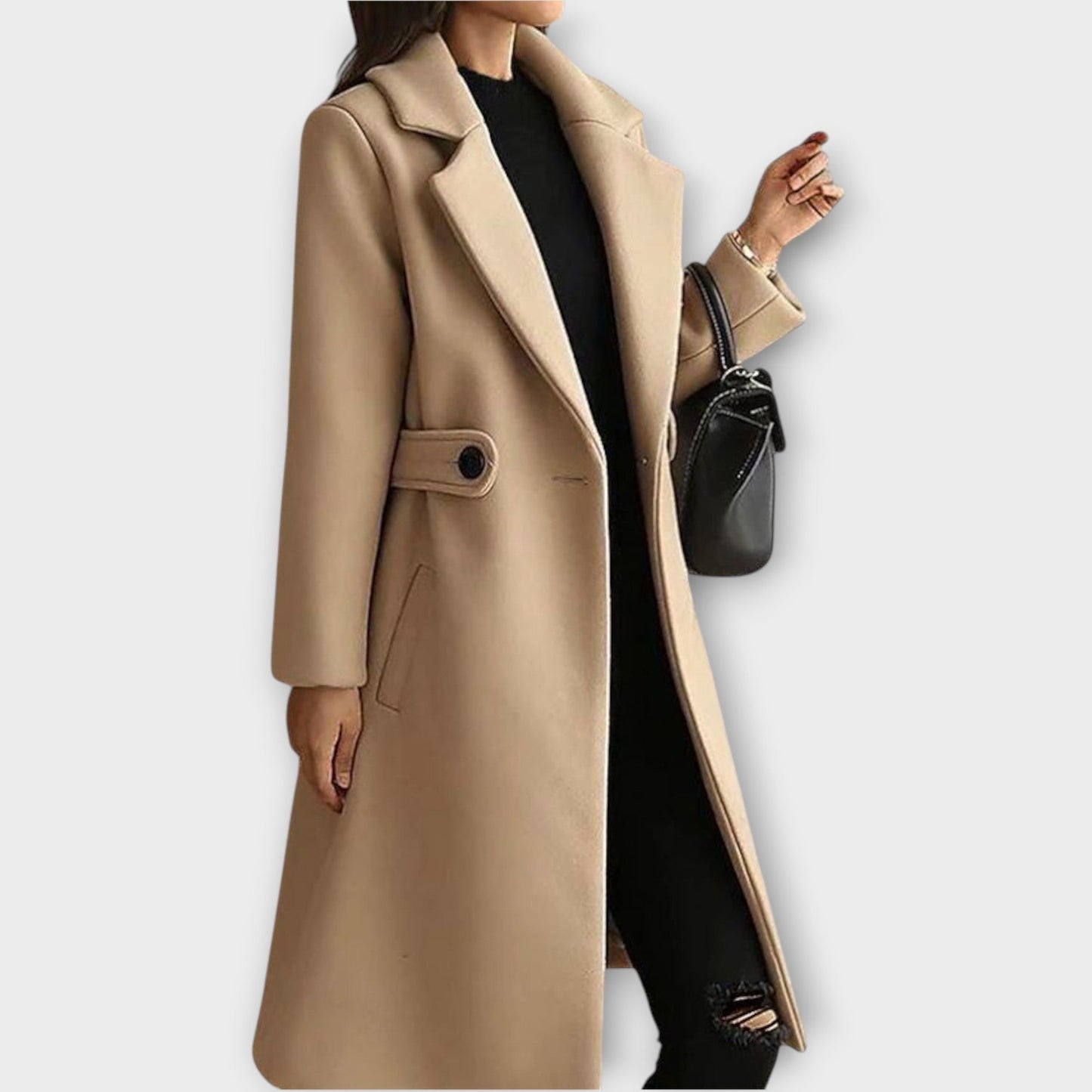 Cappotto elegante in misto lana