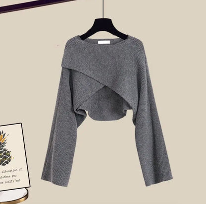 AMIRA – SET COMODO DI TRE PEZZI CON MANICHE LUNGHE