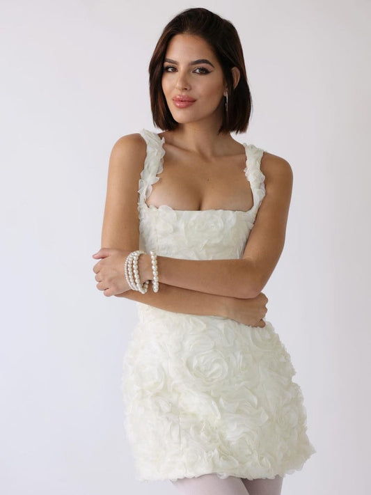 Jennifer | Mini Abito Corset Blossom Embrace