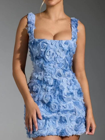 Jennifer | Mini Abito Corset Blossom Embrace