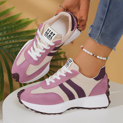 Lauren - Sneakers casual con suola gruesa per donna