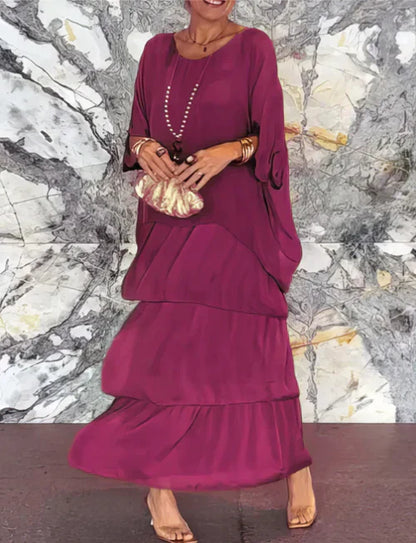 Laura - Abito lungo elegante e fluido