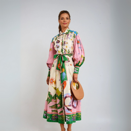 Dorthe™ | Elegante Abito Maxi Italiano
