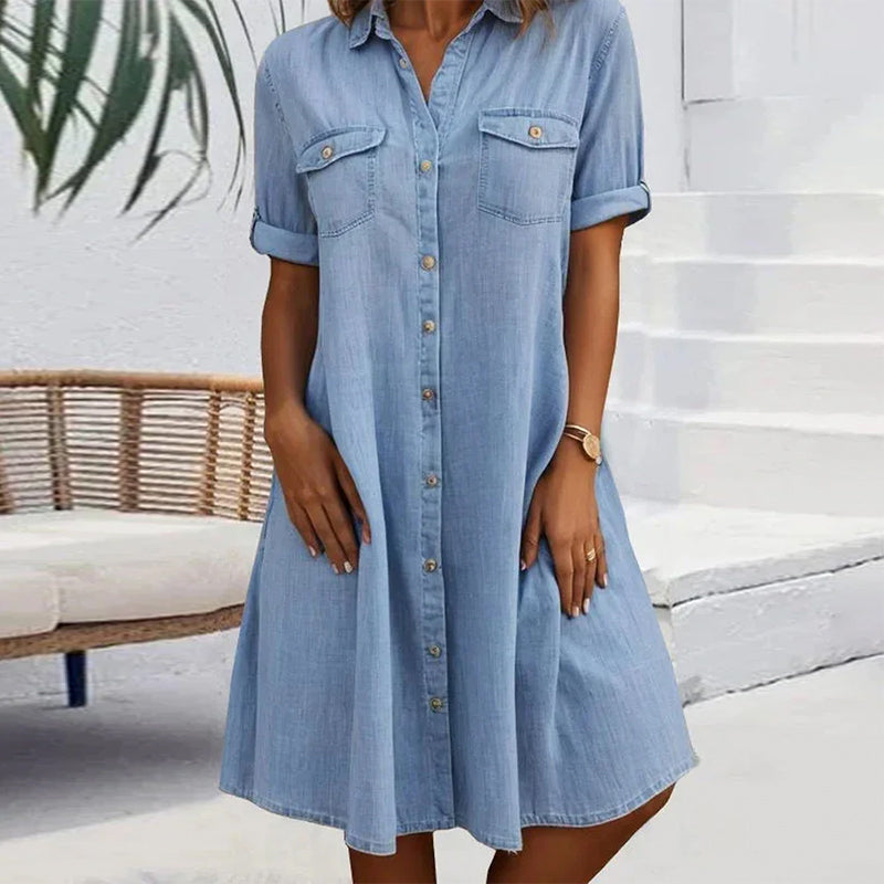 Jessica | Abito Camicia Botonéado Rilassato