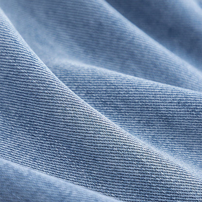 Giacca in denim Patchwork con revers
