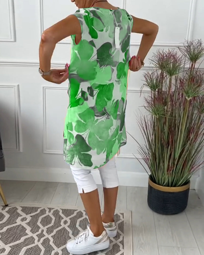 BLUSA LARGA DI FIORI KLARISSA