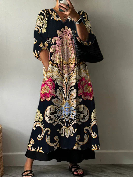 Clara | Abito Stampa Elegante