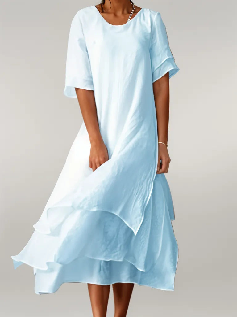 ELOISE | Abito maxi in cotone Elegante