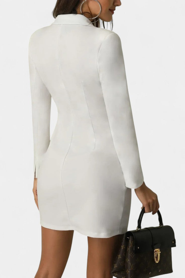 Heidi Abito Blazer Doppio Botonadura Elegante