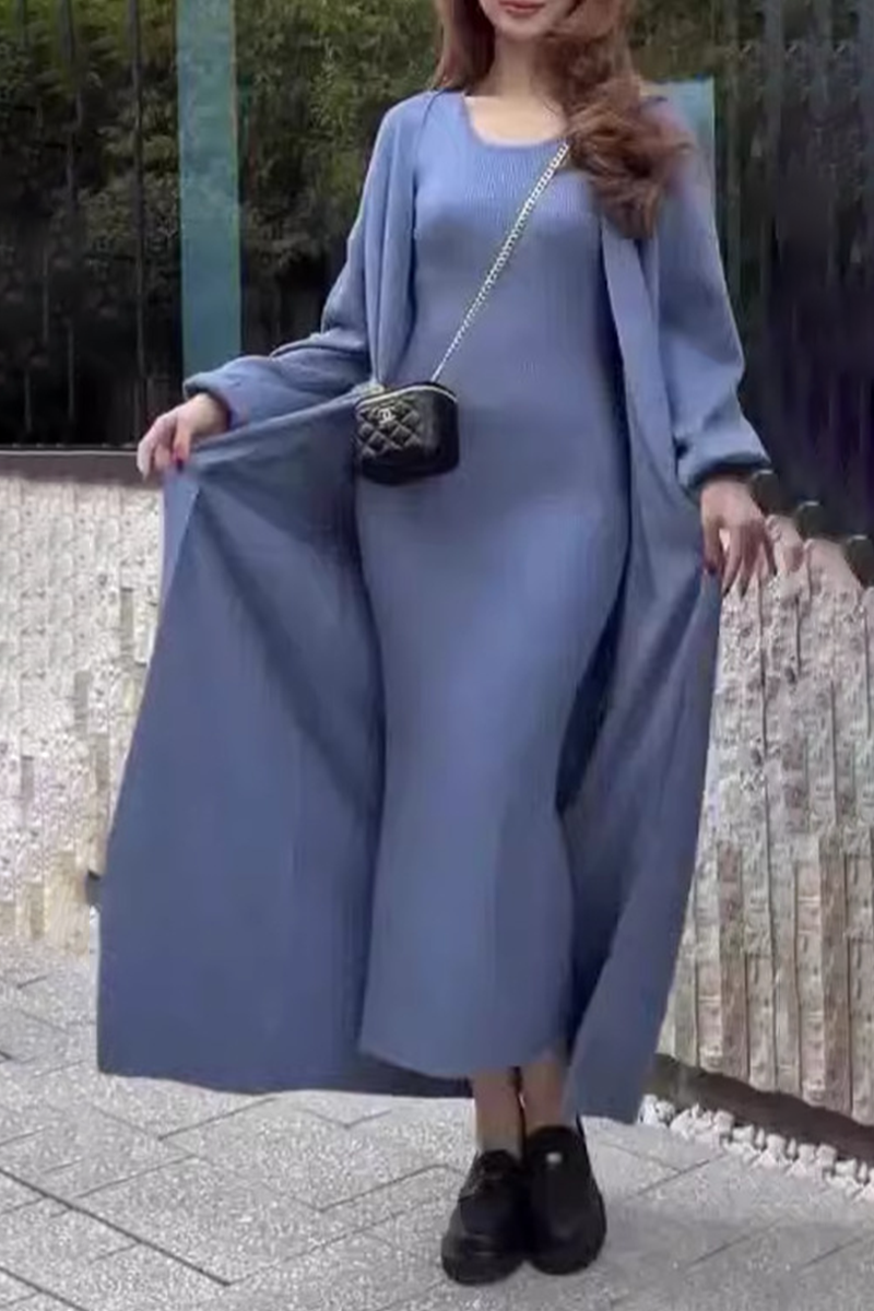 MILENA – SET CASUAL DI COLLO ROTONDO E MANICA LUNGA
