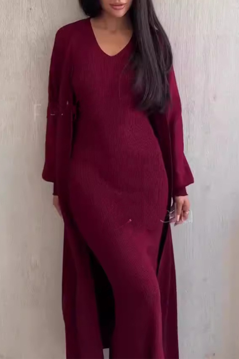 MILENA – SET CASUAL DI COLLO ROTONDO E MANICA LUNGA