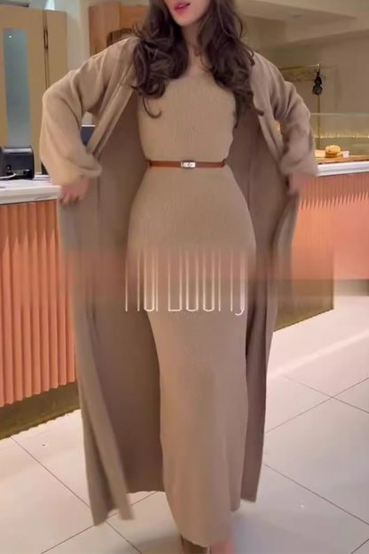 MILENA – SET CASUAL DI COLLO ROTONDO E MANICA LUNGA
