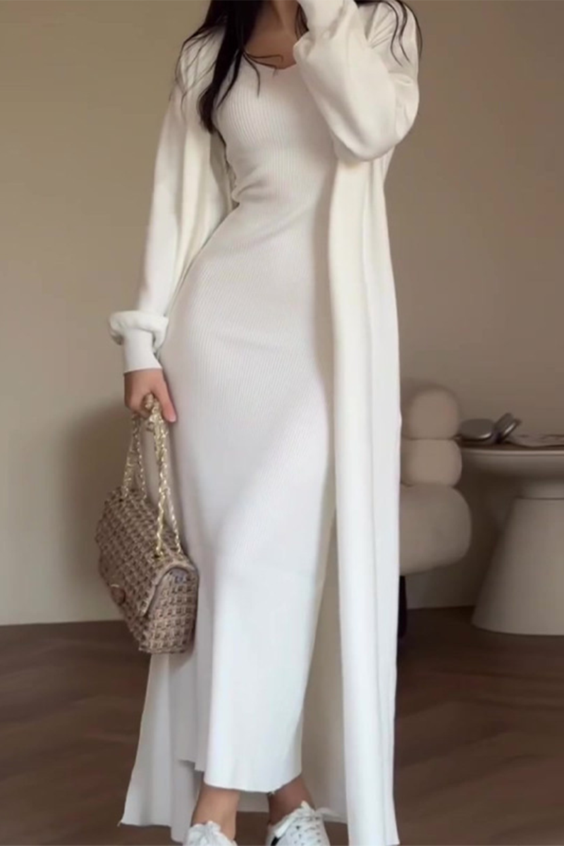 MILENA – SET CASUAL DI COLLO ROTONDO E MANICA LUNGA
