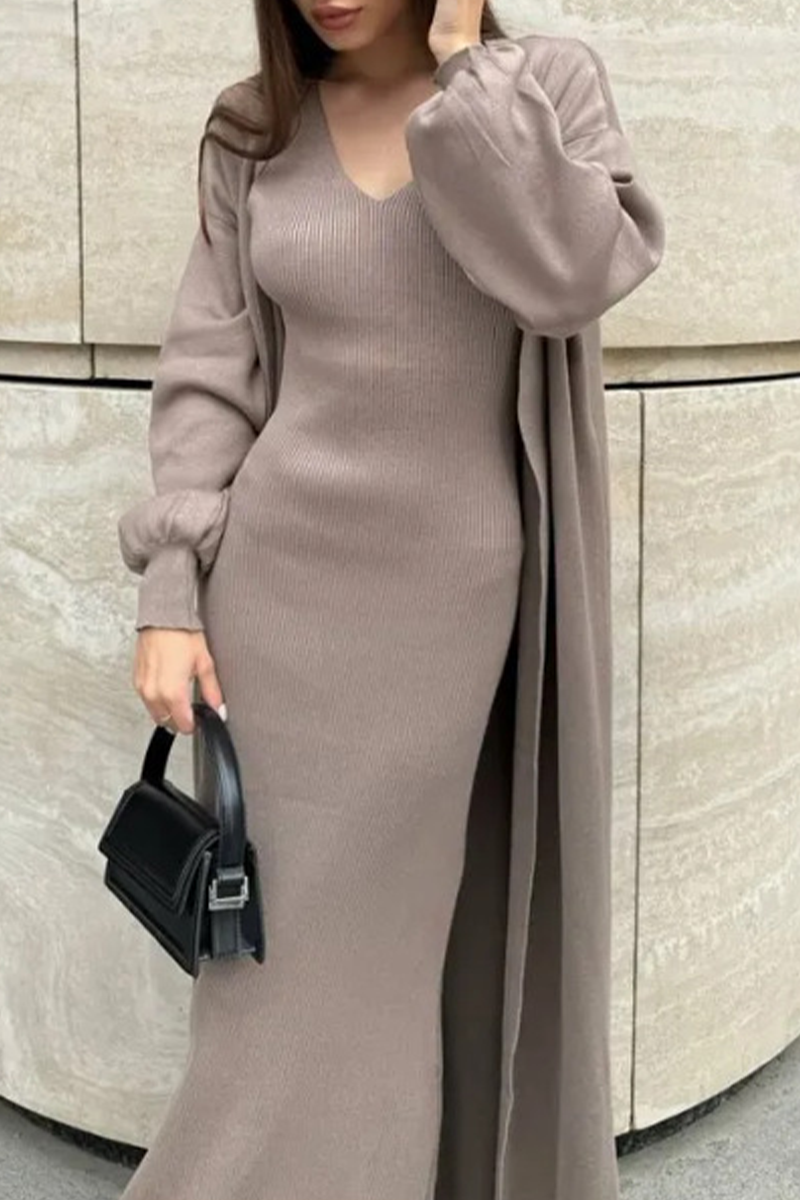 MILENA – SET CASUAL DI COLLO ROTONDO E MANICA LUNGA
