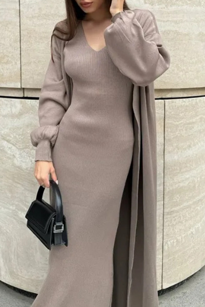 MILENA – SET CASUAL DI COLLO ROTONDO E MANICA LUNGA