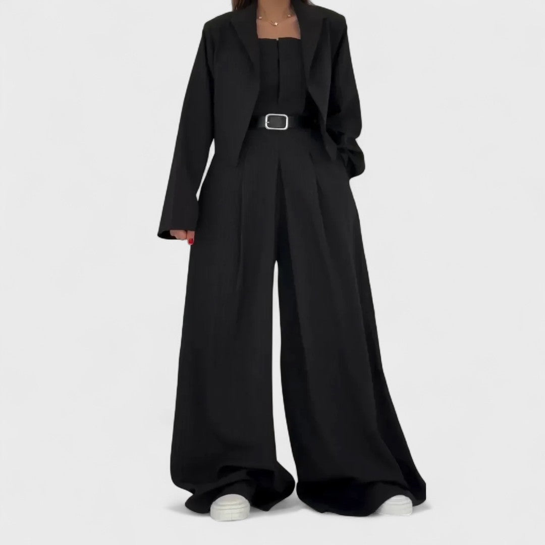Eclat - Completo da donna bustier + chaqueta - Stile elegante e moderno
