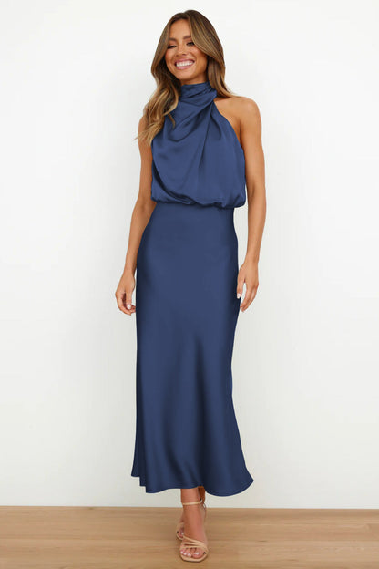 Katherine | Abito in satin Elegante