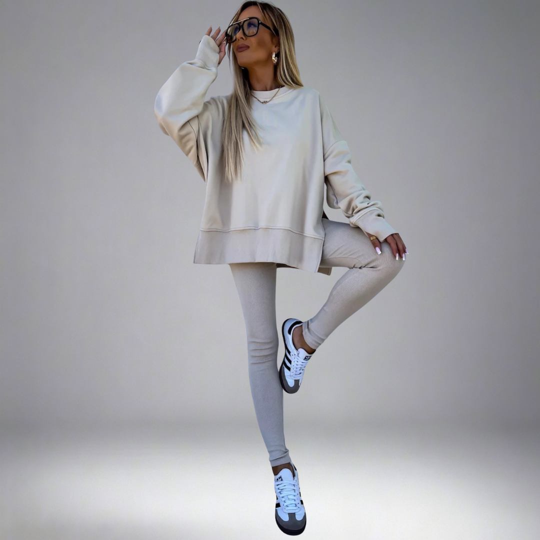 MADISON – SET DI FELPA OVERSIZE E LEGGINGS