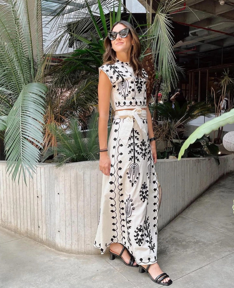 Camilla - Set di Top e Gonna Impresa