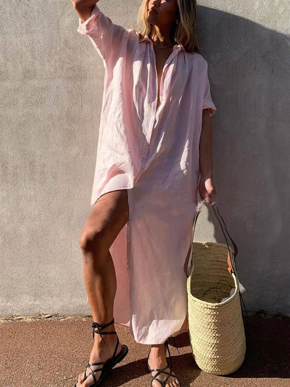 Abito Camicia Maxi Concepto Semplice