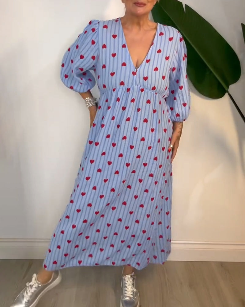SOPHIA – ABITO MAXI CUORE DOLCE