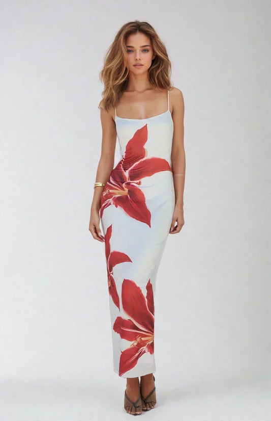 Il Abito maxi Tropical Bloom