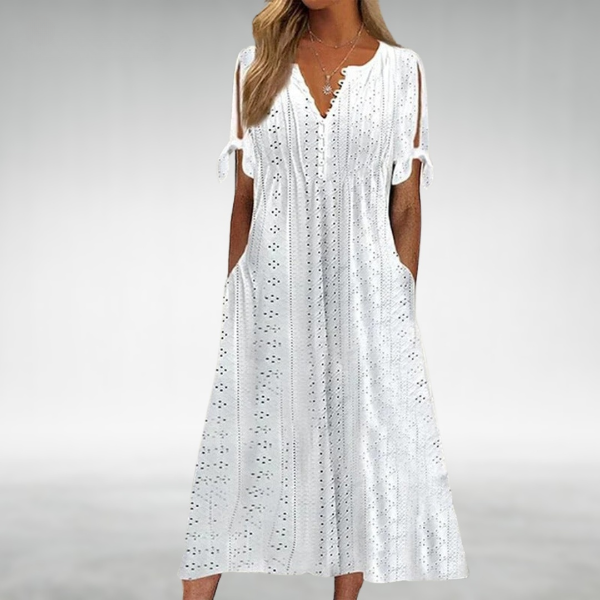 NATALIE – ABITO ESTIVO AZZURRO CON OJAL