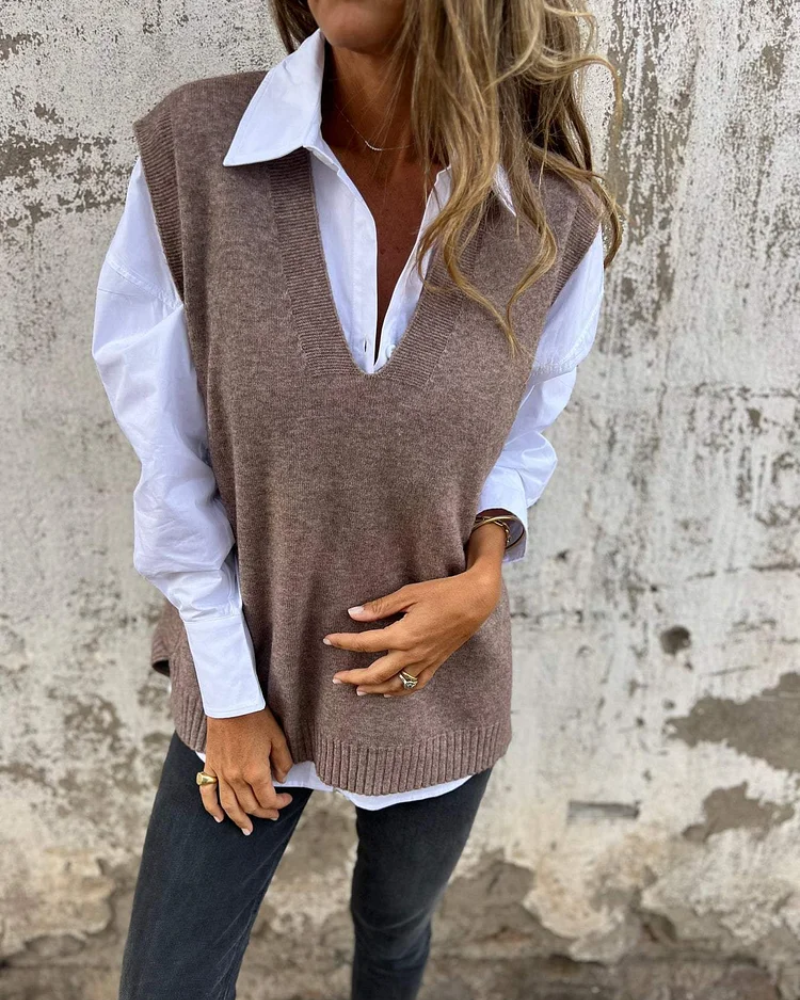 NUSA - Gilet in maglia premium