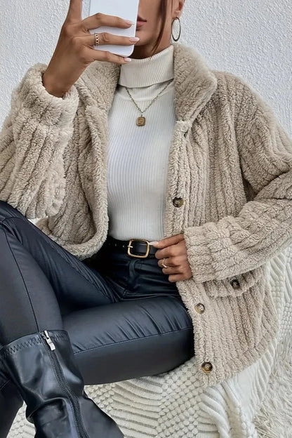 Nova™ | Cardigan di Bottoni in velluto Doppio Cara