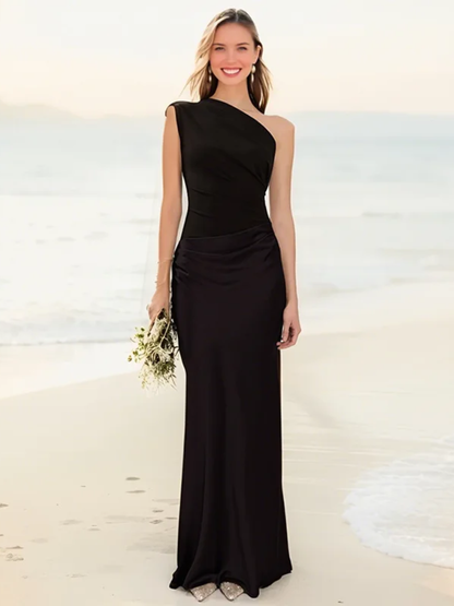 GABRIELLE – ABITO DA SERA ELEGANTE DI MONOSPALLA