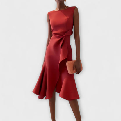 Juliette – Abito midi Asimmetrico Draped