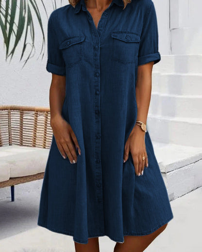 Jessica | Abito Camicia Botonéado Rilassato