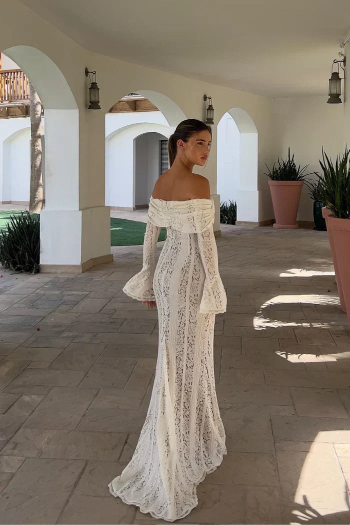 Georgetta | Abito Maxi di Pizzo