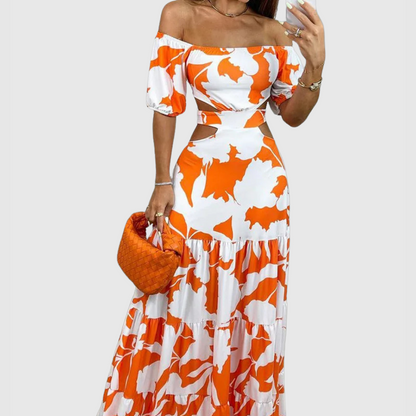 Arden - Abito Midi di Corte Irregular Elegante