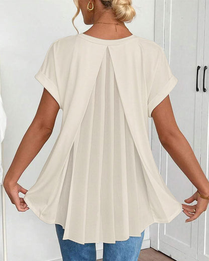 Maglietta a maniche corte con Design patchwork