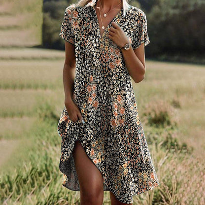 Marissa | Abito Casual Floreale con scollo a V