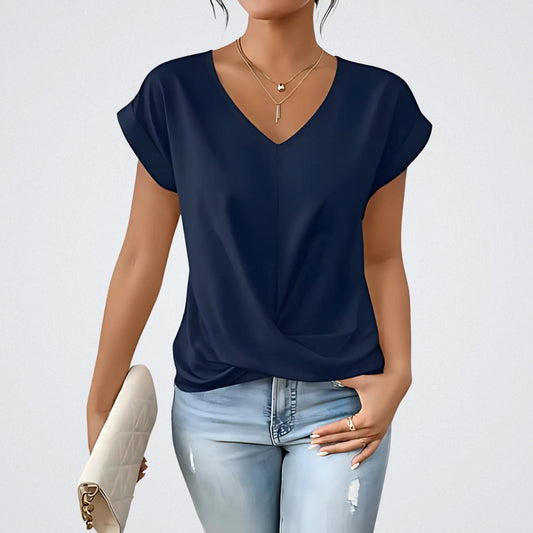 Maia – Top Anudado con scollo a V